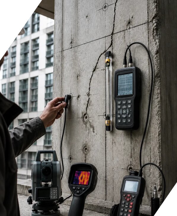 Инструментальное обследование зданий в Новомосковске от 15488 р. | ЭкспертизаРоссия
