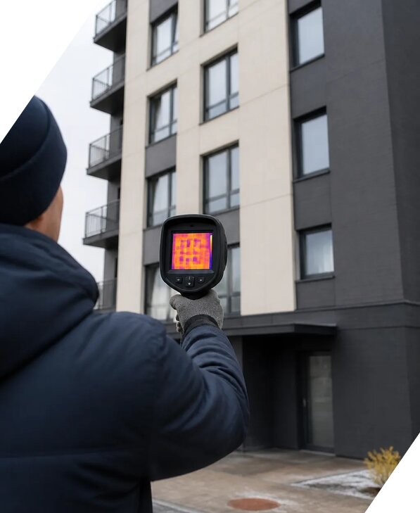 Тепловизионное обследование зданий в Новомосковске от 5163 р. | ЭкспертизаРоссия